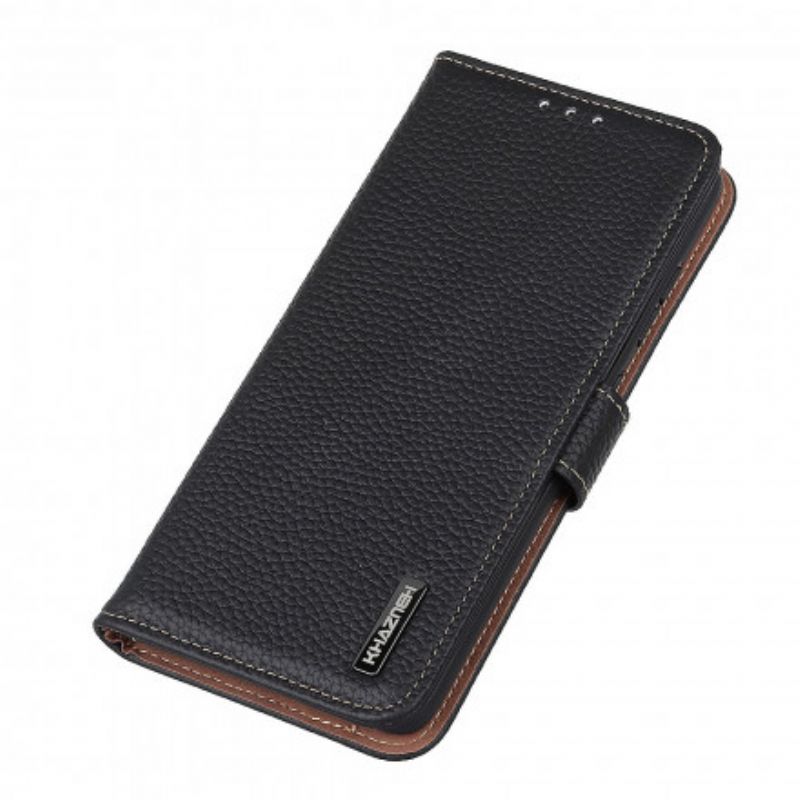 Leren Hoesje Oppo A94 5g Lychee Leer Khazneh