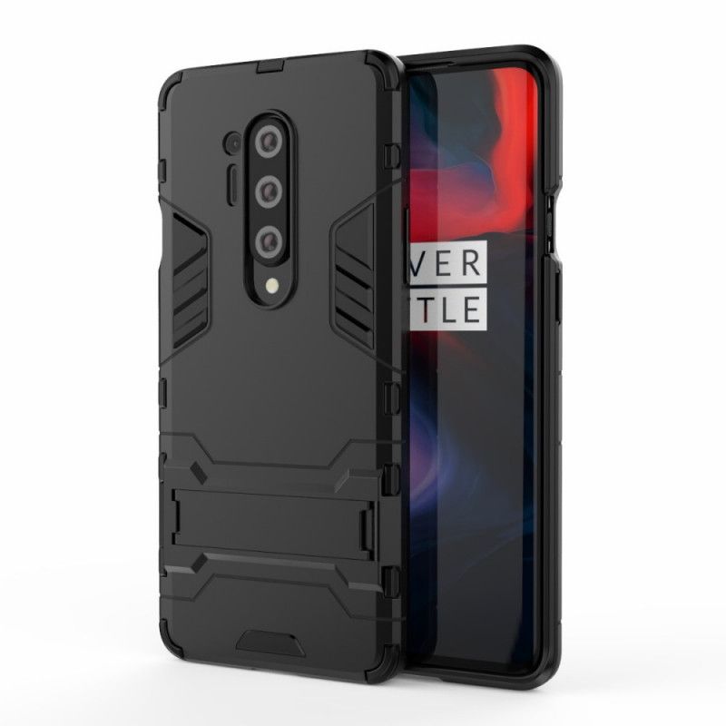 Hoesje voor OnePlus 8 Pro Rood Zwart Tong