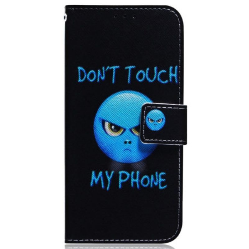 Folio-hoesje voor Samsung Galaxy S23 Plus 5G Emoji-telefoon