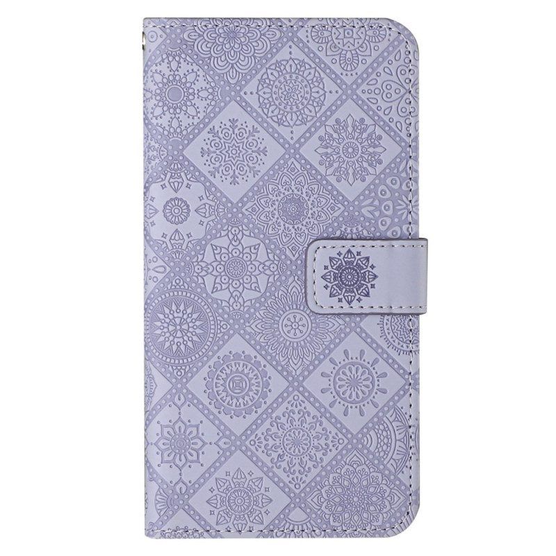 Folio-hoesje voor Samsung Galaxy S23 Plus 5G Tapijt Patroon