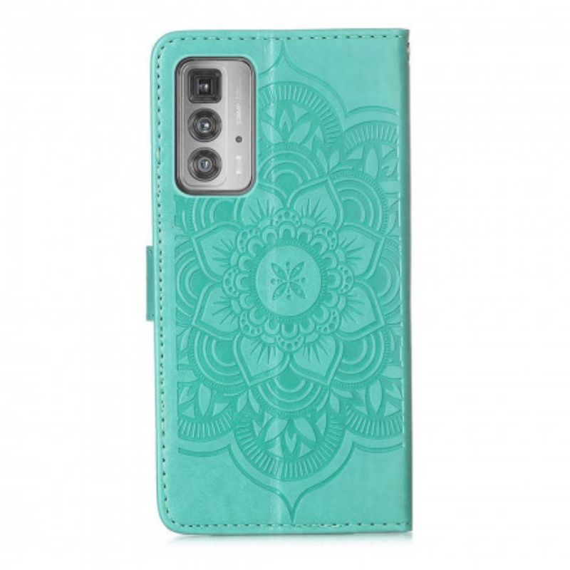 Bescherming Hoesje Motorola Edge 20 Pro Dromenvanger Met Leereffect