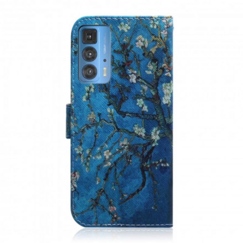 Folio-hoesje Motorola Edge 20 Pro Bloeiende Boomtak