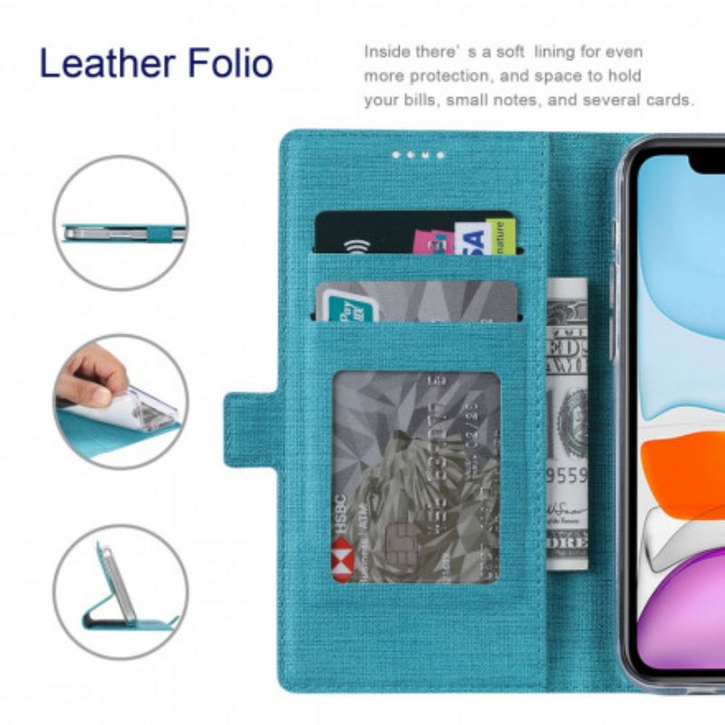 Folio-hoesje Motorola Edge 20 Pro Getextureerde Vili