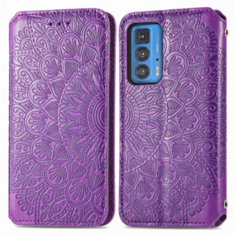 Folio-hoesje Motorola Edge 20 Pro Mandala Bescherming Hoesje