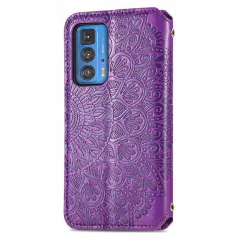 Folio-hoesje Motorola Edge 20 Pro Mandala Bescherming Hoesje