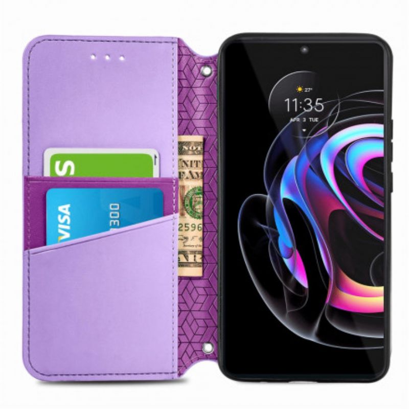 Folio-hoesje Motorola Edge 20 Pro Mandala Bescherming Hoesje