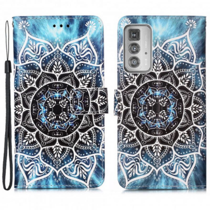 Folio-hoesje Motorola Edge 20 Pro Mandala In De Lucht