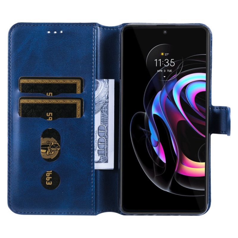 Folio-hoesje Motorola Edge 20 Pro Serie In Effen Kleuren