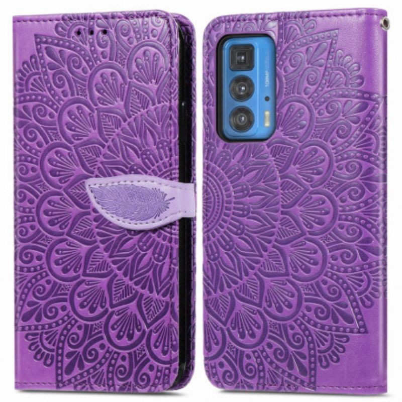 Folio-hoesje Motorola Edge 20 Pro Telefoonhoesje Veren Mandala