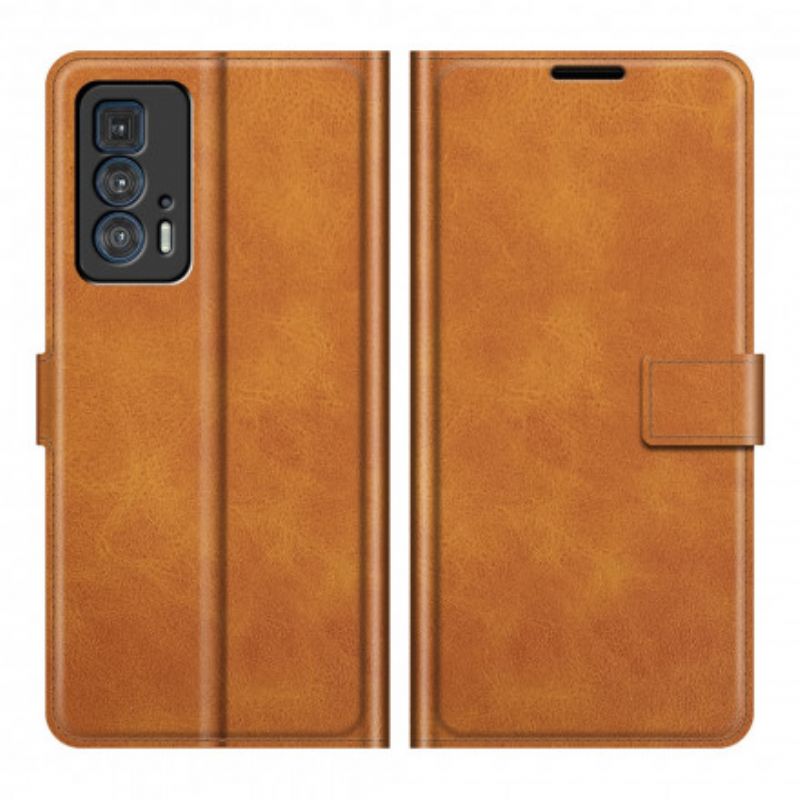 Leren Hoesje Motorola Edge 20 Pro Slank Extreem Leereffect