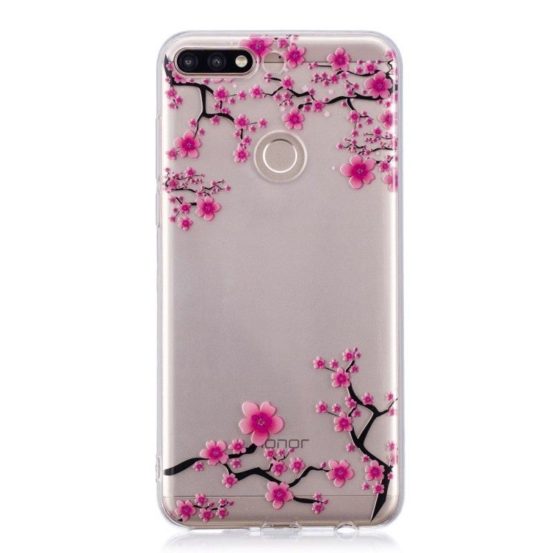 Case Hoesje Honor 7C Telefoonhoesje Transparant Bloeiende Boom