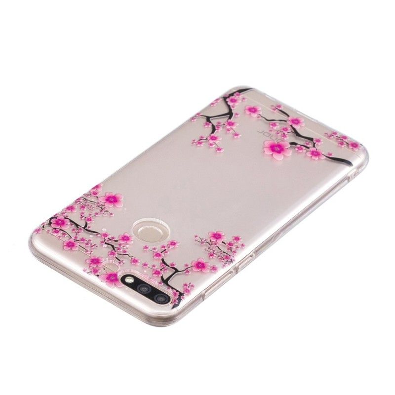 Case Hoesje Honor 7C Telefoonhoesje Transparant Bloeiende Boom