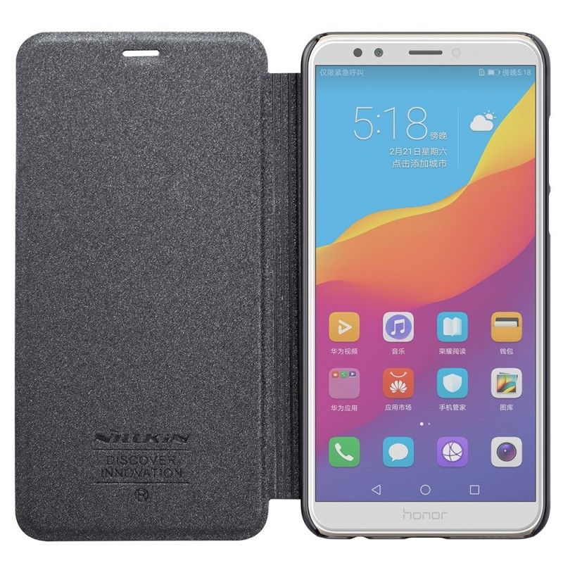 Folio-hoesje voor Honor 7C Zwart Nillkin