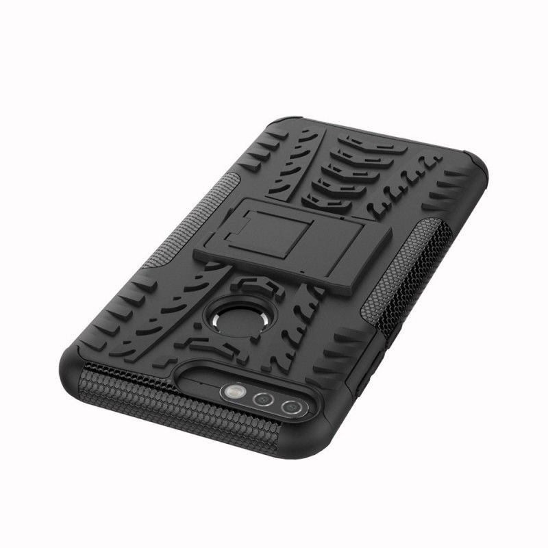 Hoesje Honor 7C Grijs Zwart Ultrabestendig