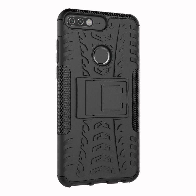 Hoesje Honor 7C Grijs Zwart Ultrabestendig