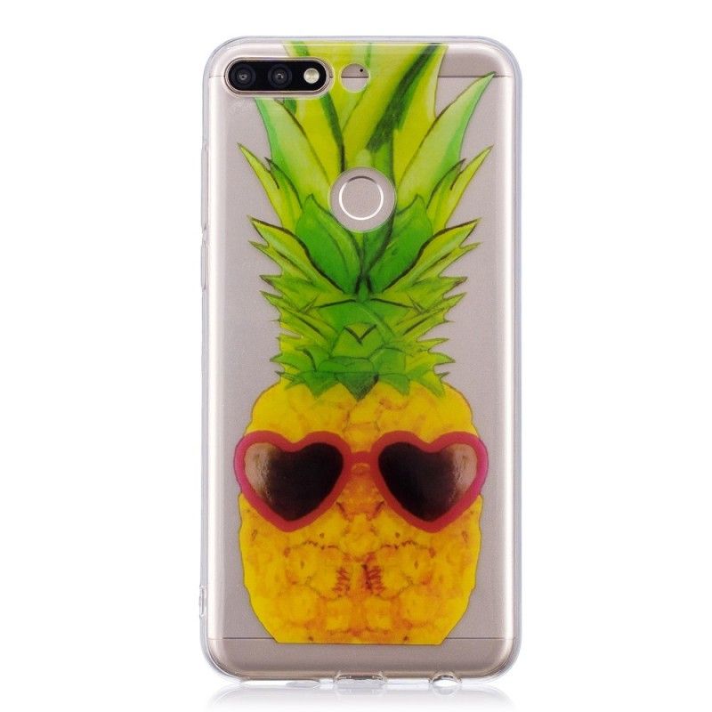 Hoesje Honor 7C Telefoonhoesje Ananas Incognito