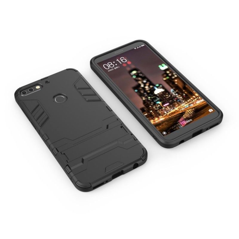 Hoesje voor Honor 7C Grijs Zwart Ultrabestendig