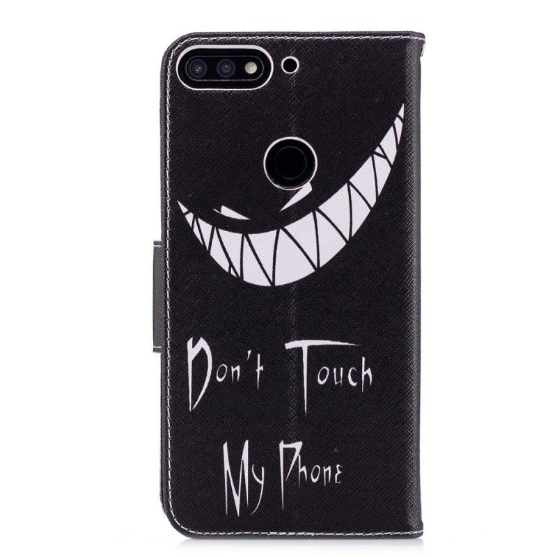 Leren Hoesje Honor 7C Duivelse Telefoon