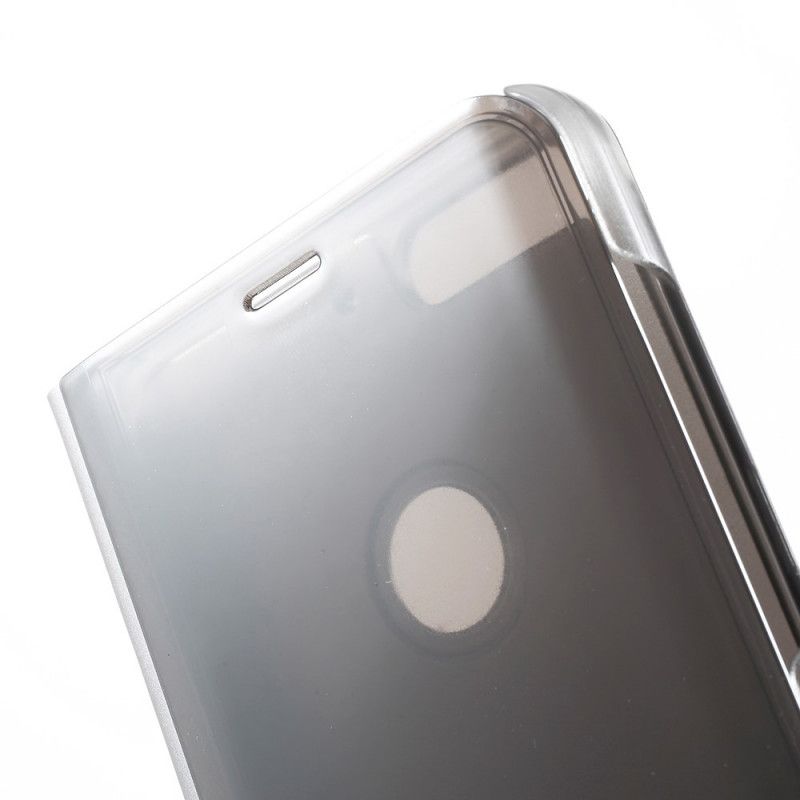 Zichtafdekking Honor 7C Lichtblauw Donkerblauw Spiegel En Leereffect