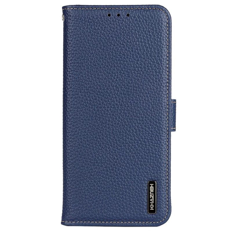 Folio-hoesje voor Sony Xperia 5 IV Khazneh Lychee Leer