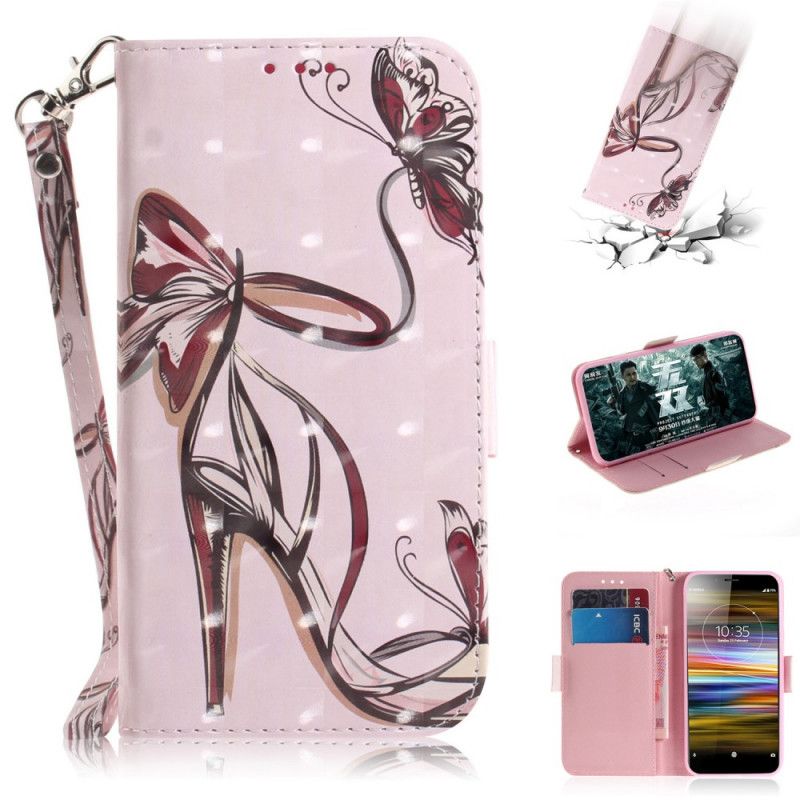 Bescherming Hoesje Sony Xperia L3 Telefoonhoesje Riempomp