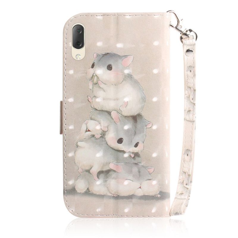 Bescherming Hoesje Sony Xperia L3 Telefoonhoesje Stringhamsters