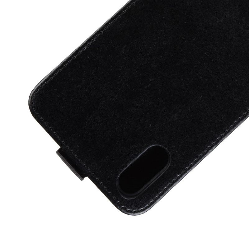 Cover Folio-hoesje Sony Xperia L3 Wit Zwart Telefoonhoesje Vouwledereffect