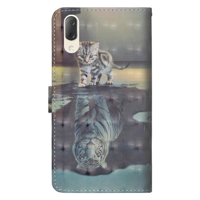 Flip Case Leren Sony Xperia L3 Ernest De Tijger