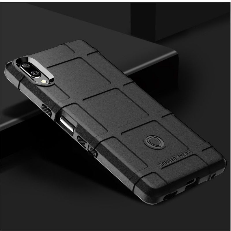 Hoesje voor Sony Xperia L3 Grijs Zwart Robuust Schild