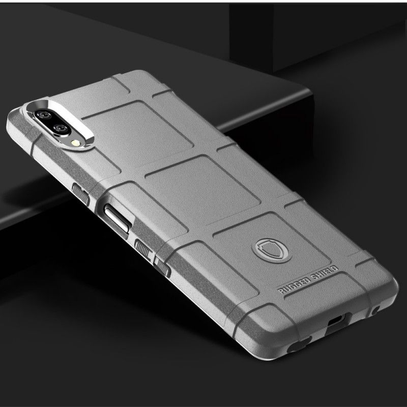 Hoesje voor Sony Xperia L3 Grijs Zwart Robuust Schild