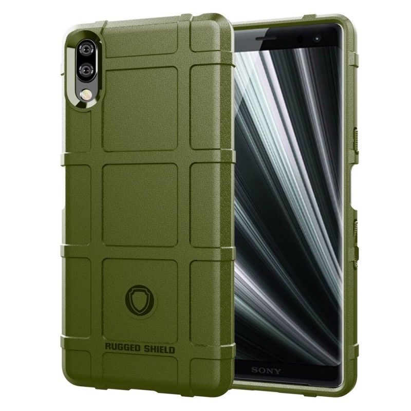 Hoesje voor Sony Xperia L3 Grijs Zwart Robuust Schild