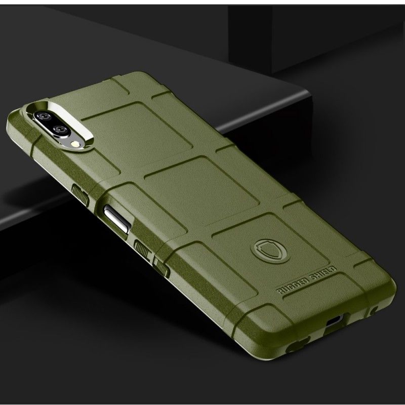 Hoesje voor Sony Xperia L3 Grijs Zwart Robuust Schild