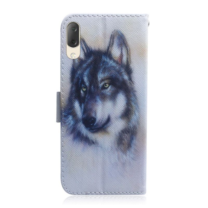 Leren Hoesje Sony Xperia L3 Blik Van De Hond