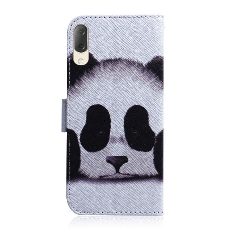 Leren Hoesje Sony Xperia L3 Pandagezicht