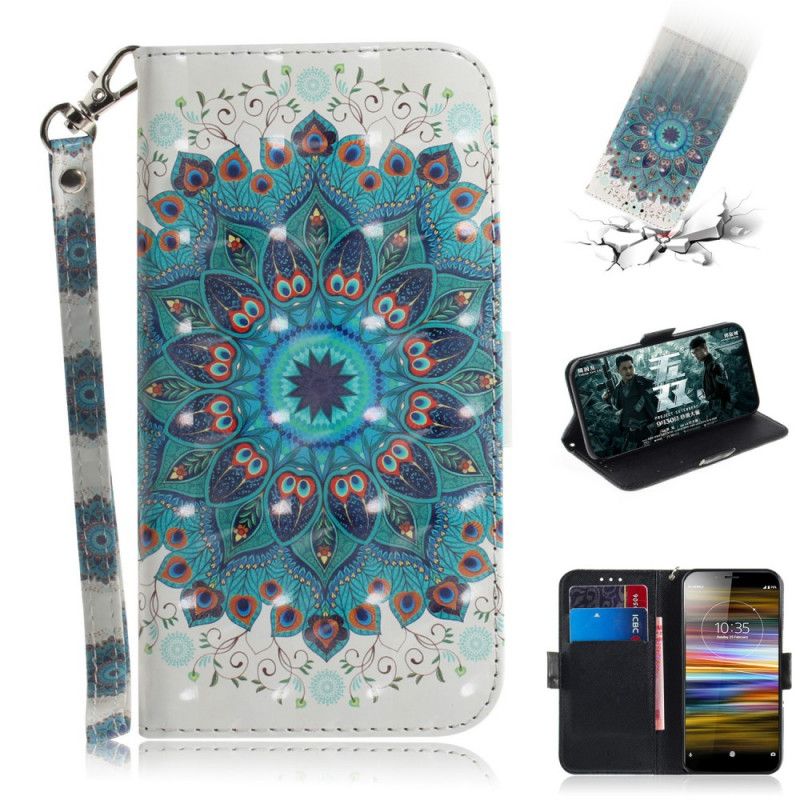 Leren Hoesje voor Sony Xperia L3 Meesterlijke Mandala