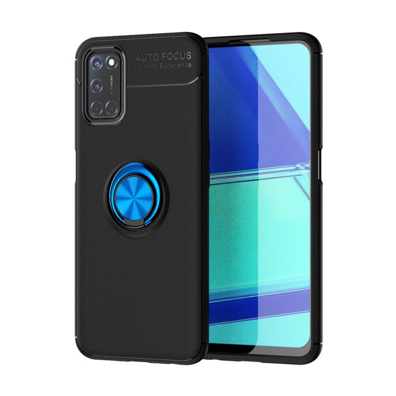 Hoesje Oppo A72 Rood Zwart Roterende Ring
