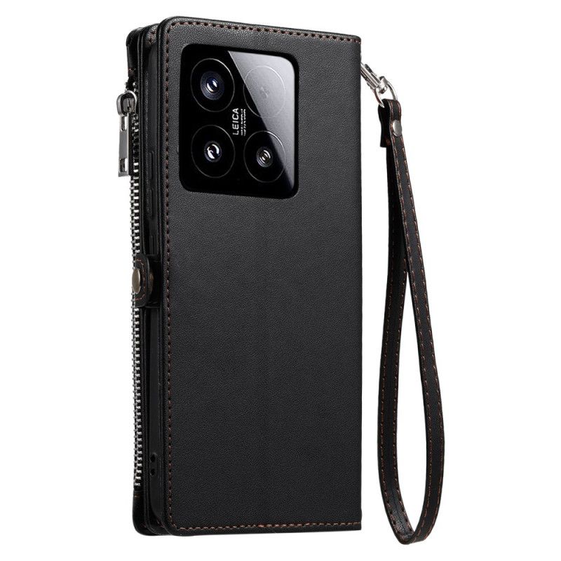 Bescherming Hoesje Xiaomi 15 Portemonnee & 8 Kaartsleuven