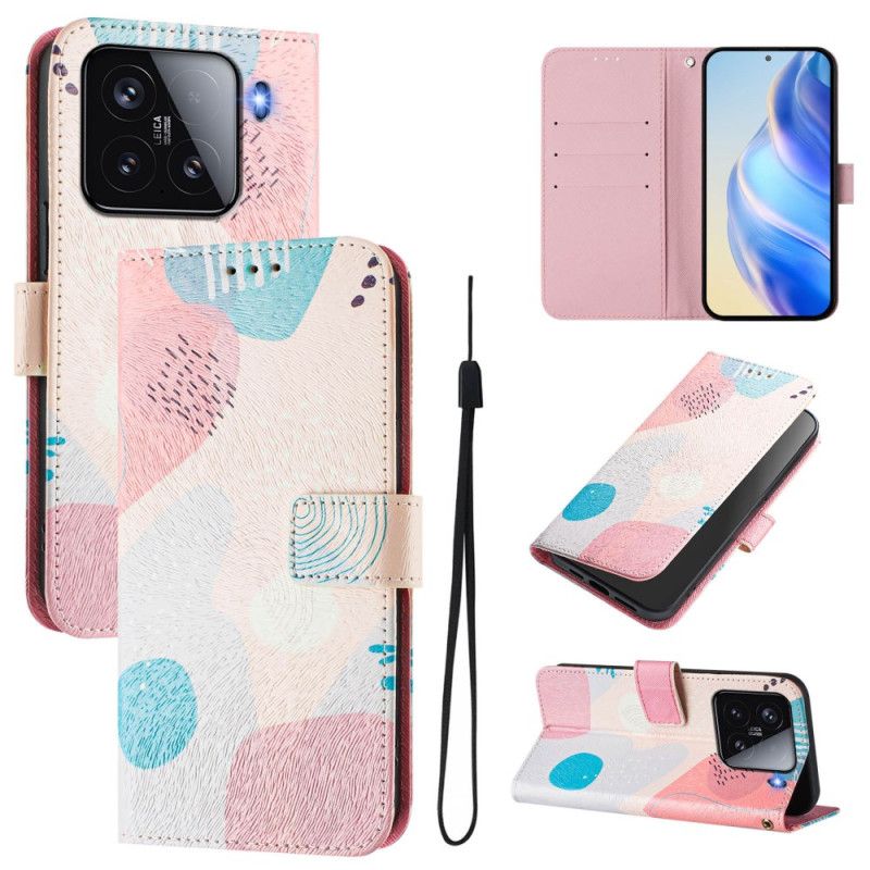 Flip Case Leren Xiaomi 15 Graffiti Motief