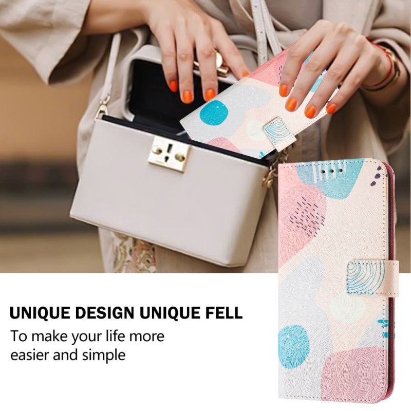 Flip Case Leren Xiaomi 15 Graffiti Motief