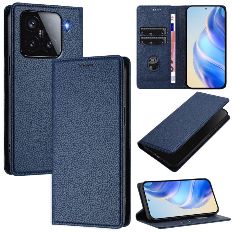 Folio-hoesje Voor Xiaomi 15 Rfid-blokkerend Leer-effect