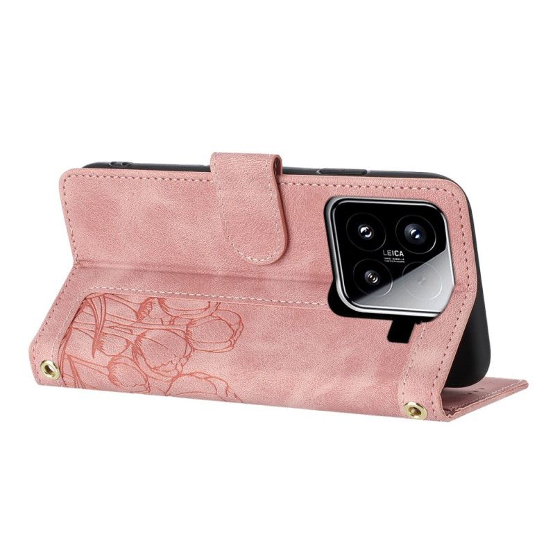 Folio-hoesje Xiaomi 15 Paardenbloemenbandje