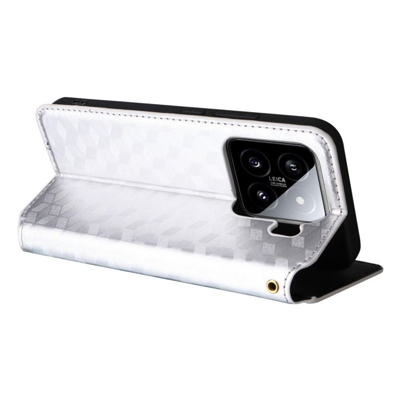 Folio-hoesje Xiaomi 15 Portemonnee Met 3d-diamanten