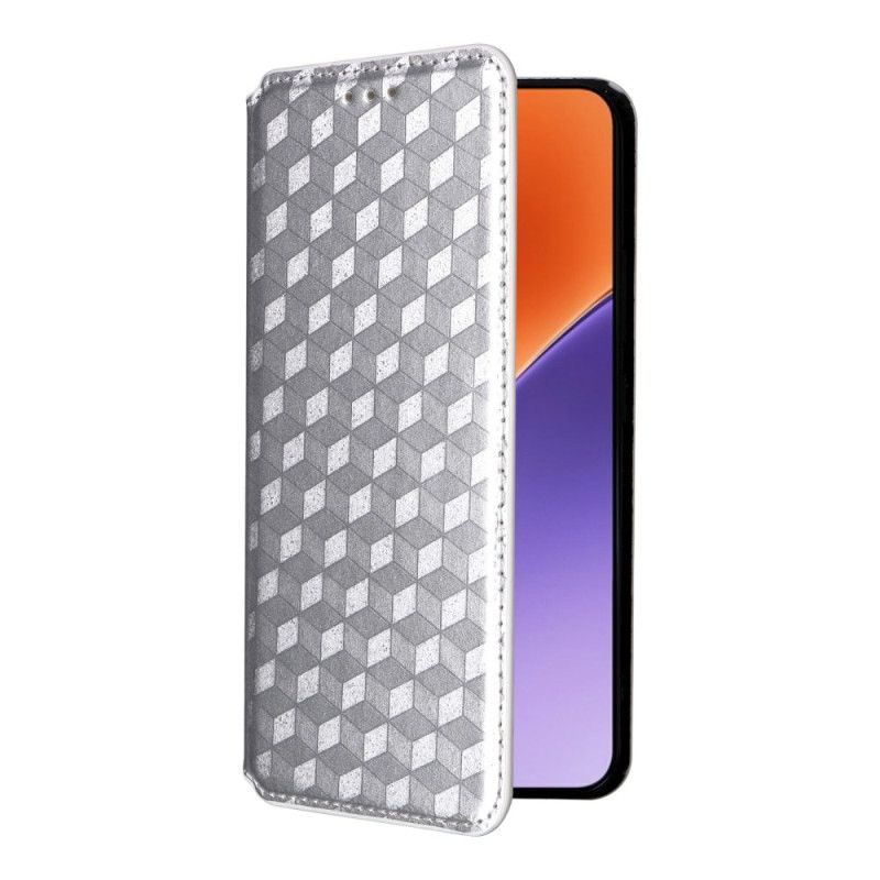 Folio-hoesje Xiaomi 15 Portemonnee Met 3d-diamanten