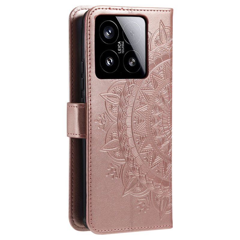 Folio-hoesje Xiaomi 15 Telefoonhoesje Mandala Zon