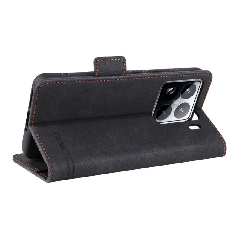 Folio-hoesje Xiaomi 15 Telefoonhoesje Portemonnee Met Metallic Decoratie