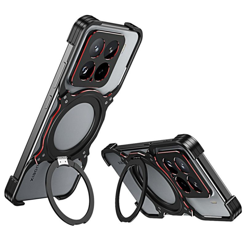 Hoesje Xiaomi 15 Metalen Standaard En Bumper Bescherming Hoesje