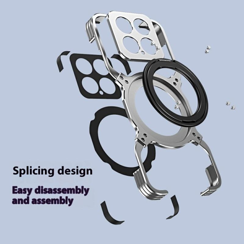 Hoesje Xiaomi 15 Metalen Standaard En Bumper Bescherming Hoesje