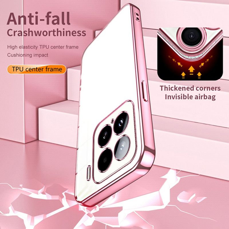 Hoesje Xiaomi 15 Randen In Metaalstijl Bescherming Hoesje