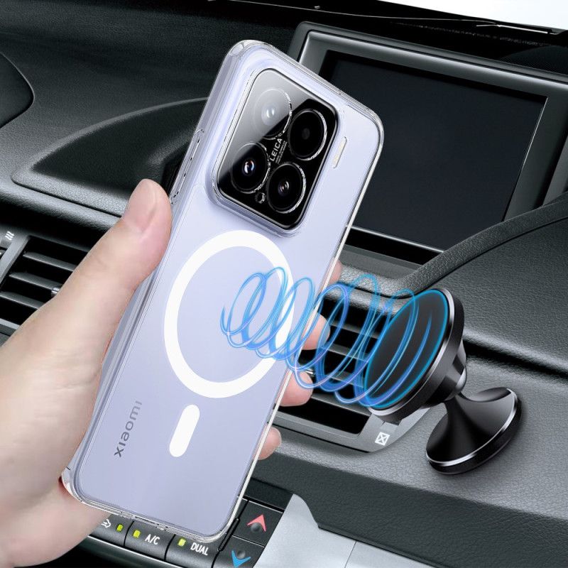 Hoesje Xiaomi 15 Transparant Magsafe-compatibel Bescherming Hoesje