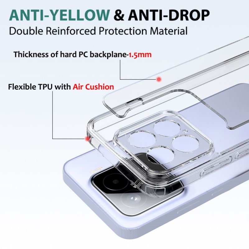 Hoesje Xiaomi 15 Transparante Schokbestendige Bescherming